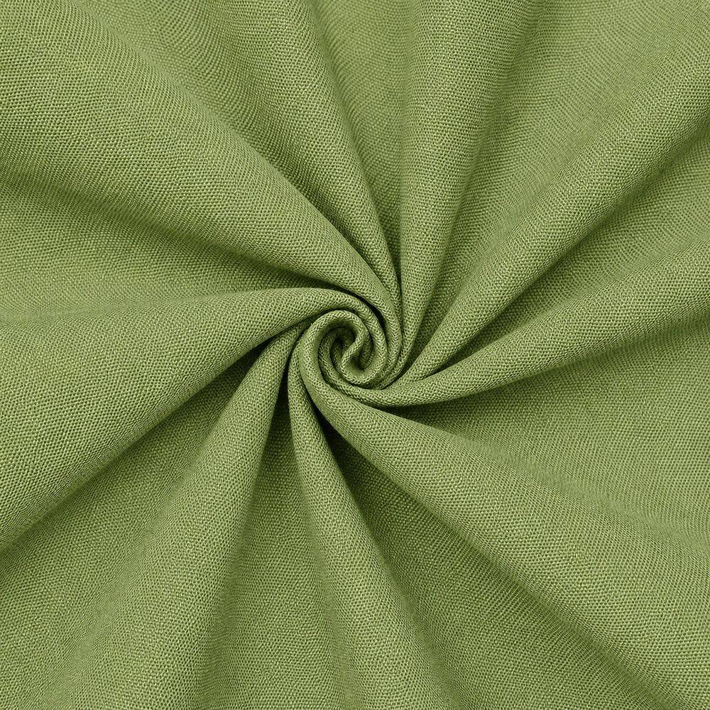 Tessuto a metro 100% Cotone Panama tinto in filo Cavalieri Verde Pistacchio H 280