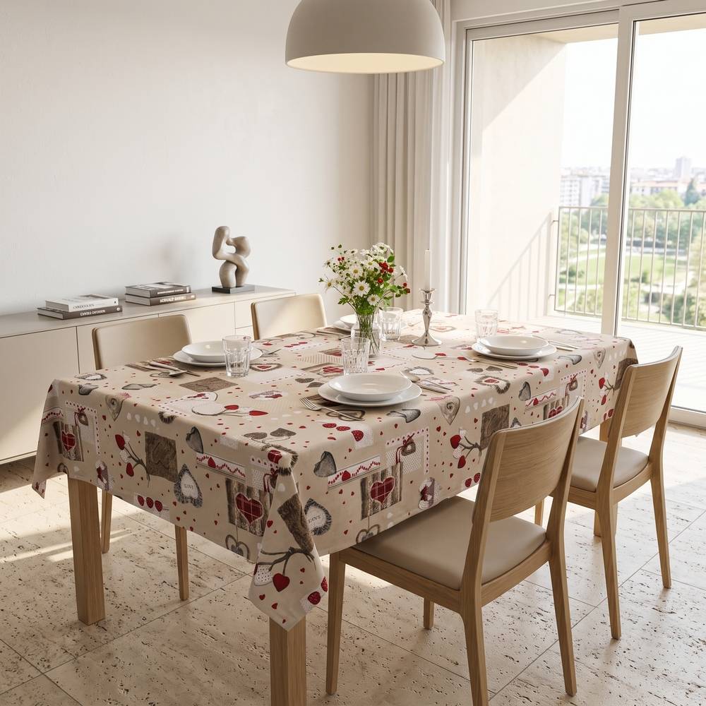 Tovaglia Tirolese Rosso 115 x 145