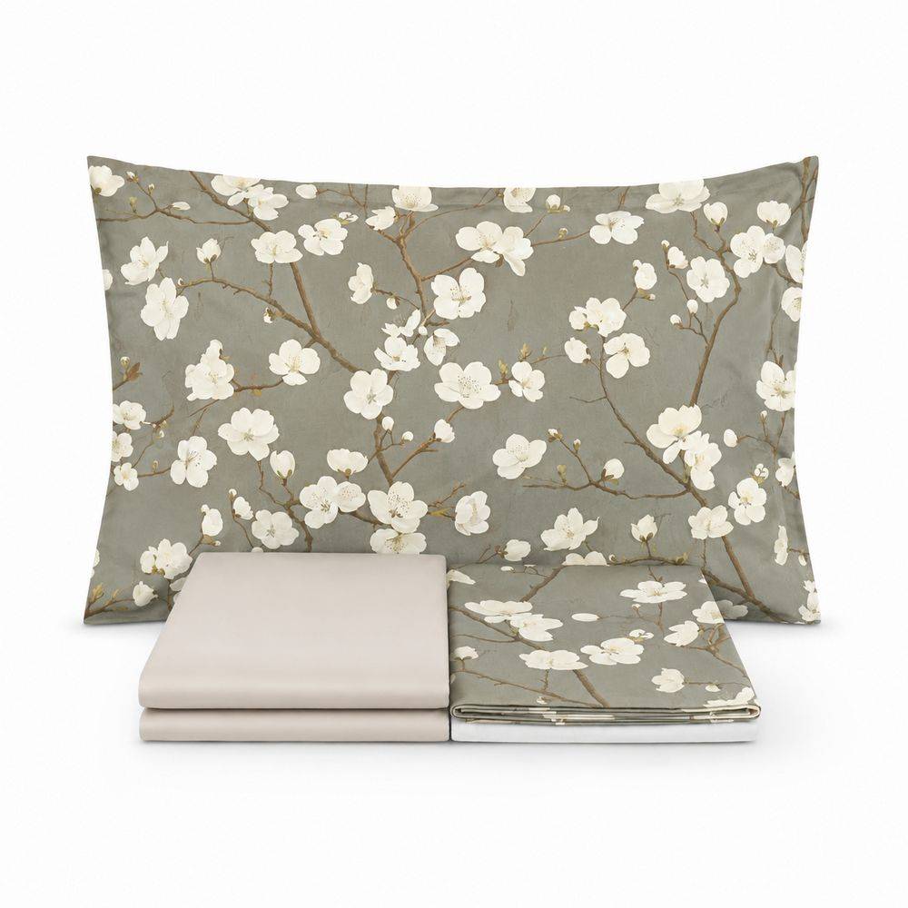 Lenzuolo Copriletto Percalle Prestige Couture Cavalieri Bloom 3 Matrimoniale