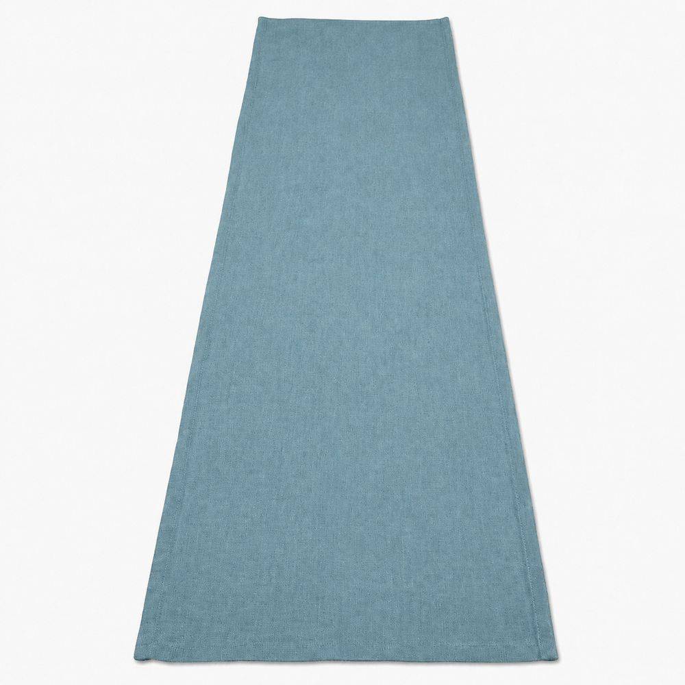 Runner su misura 100% Cotone Panama Cavalieri Azzurro Delfino