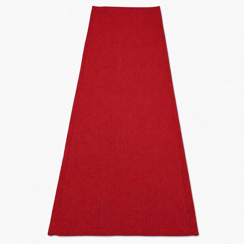 Runner su misura 100% Cotone Panama Cavalieri Bordeaux