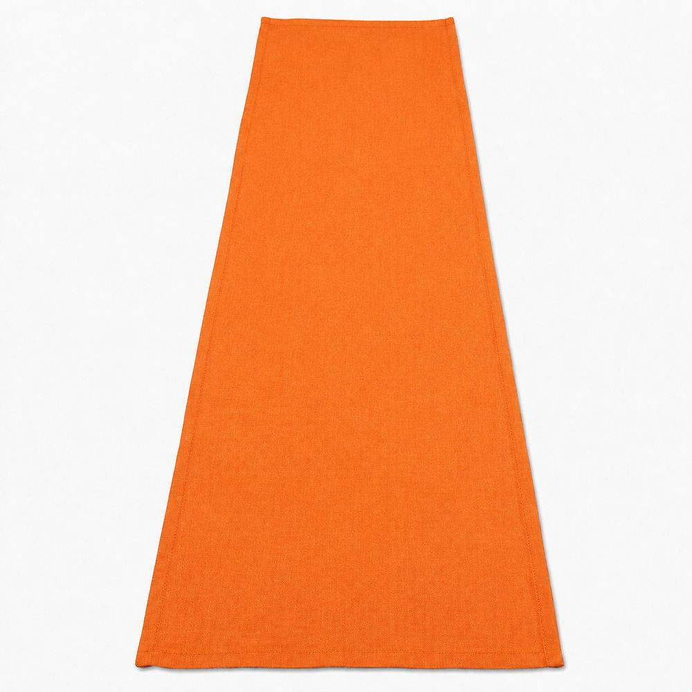 Runner su misura 100% Cotone Panama Cavalieri Arancio