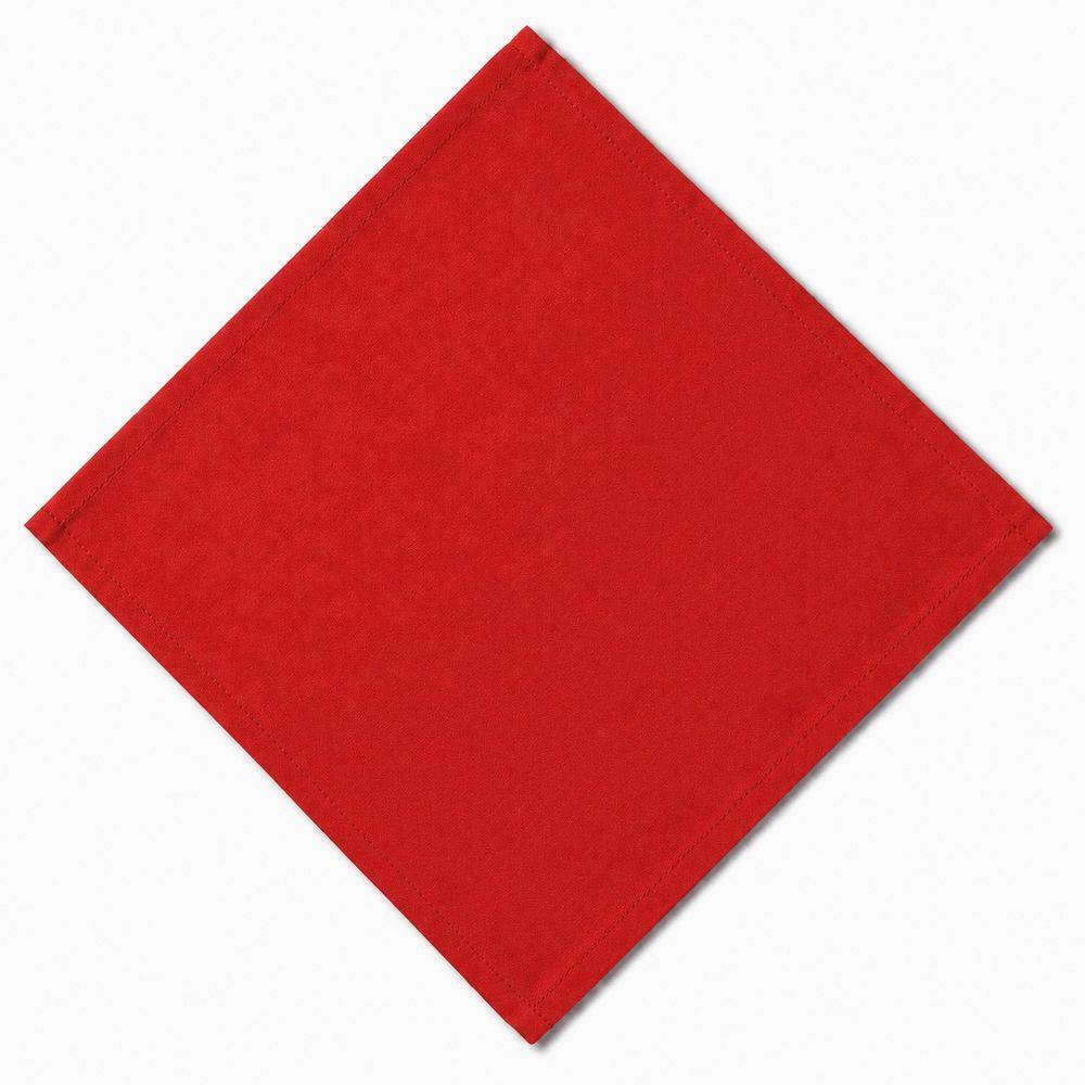 Centrotavola su misura 100% Cotone Panama Cavalieri Rosso Cardinale