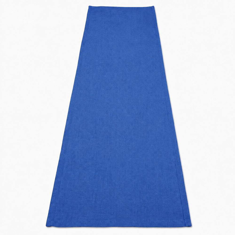 Runner su misura 100% Cotone Panama Cavalieri Blu Cina