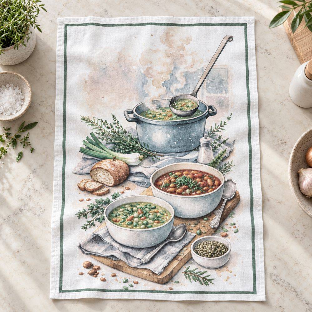 Canovaccio Soup Linum 100% Lino