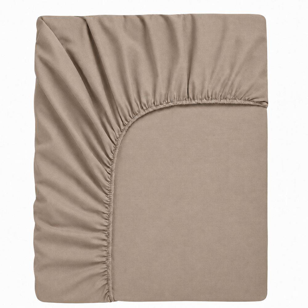 Lenzuolo sotto con angoli elastici Joli H. 30 maxi Tortora Matrimoniale