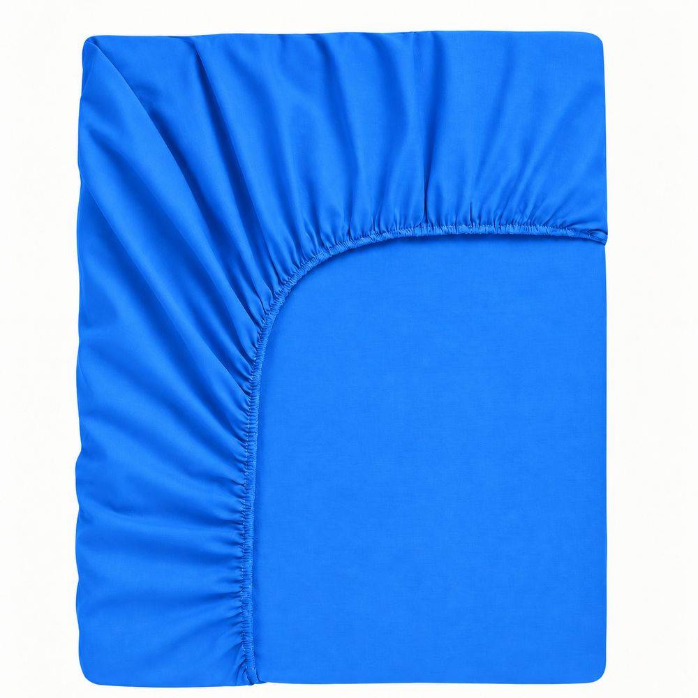Lenzuolo sotto con angoli elastici Joli H. 30 maxi Blu avio Matrimoniale