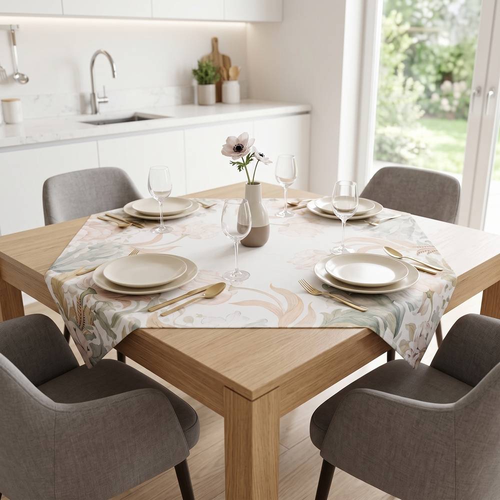 Centrotavola Ginevre Linum 100% Lino 90x90