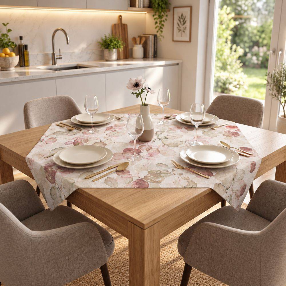 Centrotavola Harmonia Linum 100% Lino 90x90