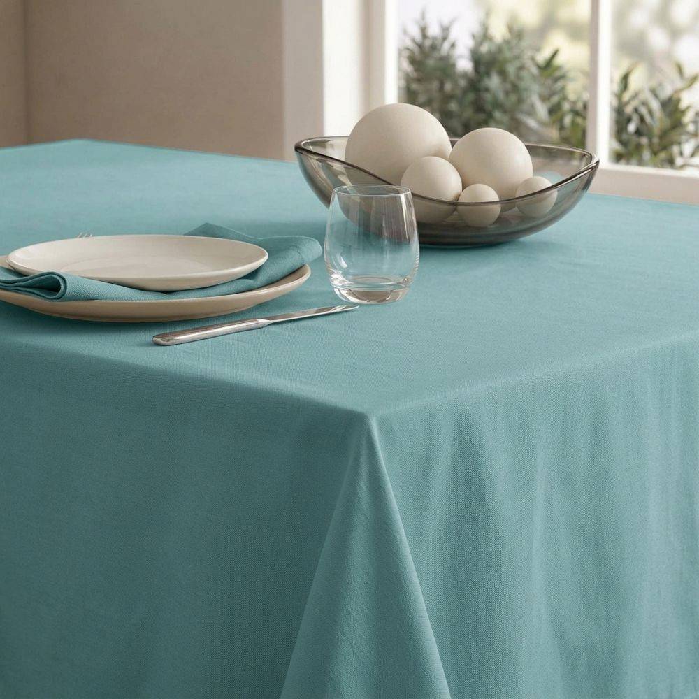 Tovaglia su misura 100% Cotone Panama Tiffany Cavalieri