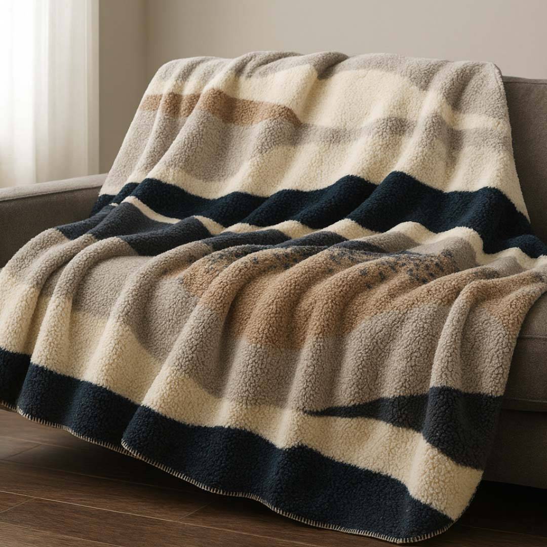 Plaid Sherpa Sandy Singolo 160 x 210