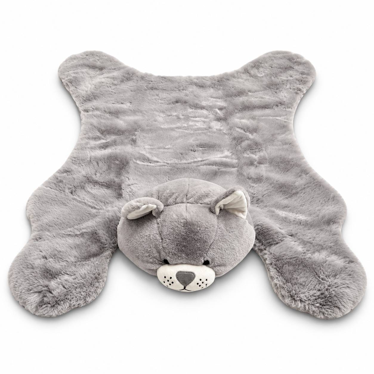 Tappeto pelliccia ecologica Micetto grigio