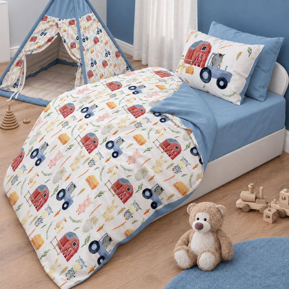 Parure copripiumino Daunex Baby Dream Farm Singolo