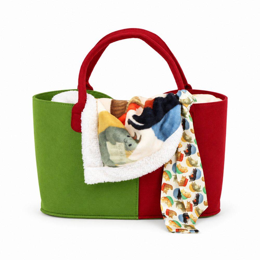 Plaid Sherpa 130 x 160 + Borsa in Feltro Abbinata Maffle