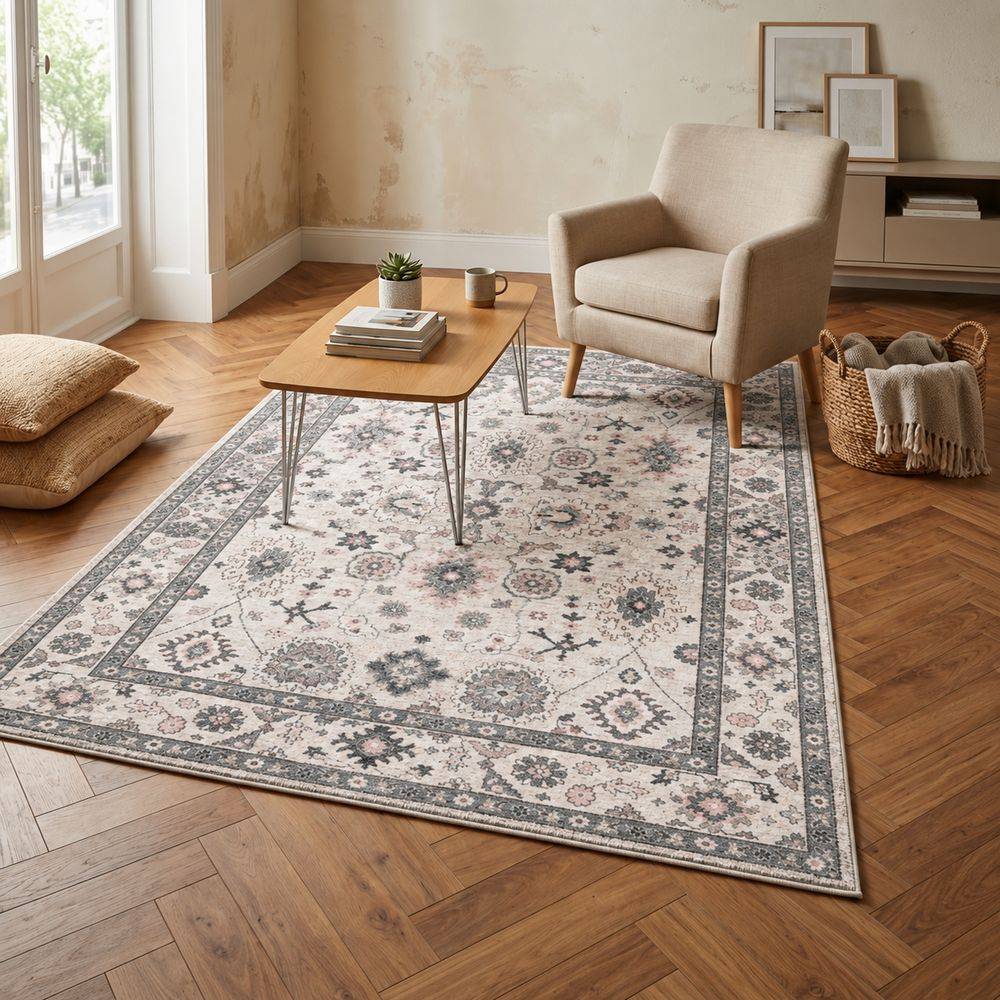 Tappeto Nuanse Grigio 120 x 180