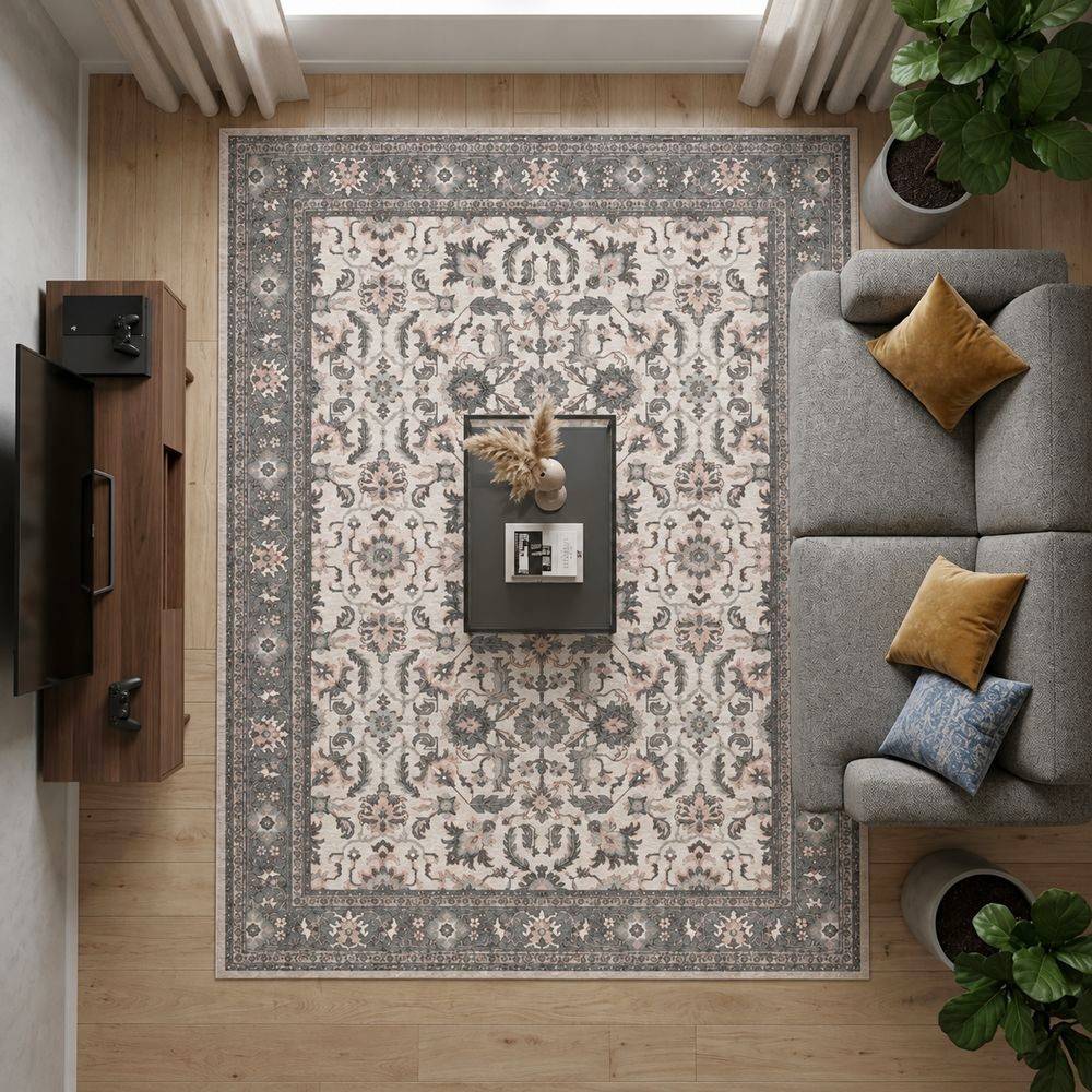 Tappeto Nuanse Grigio 140 x 200