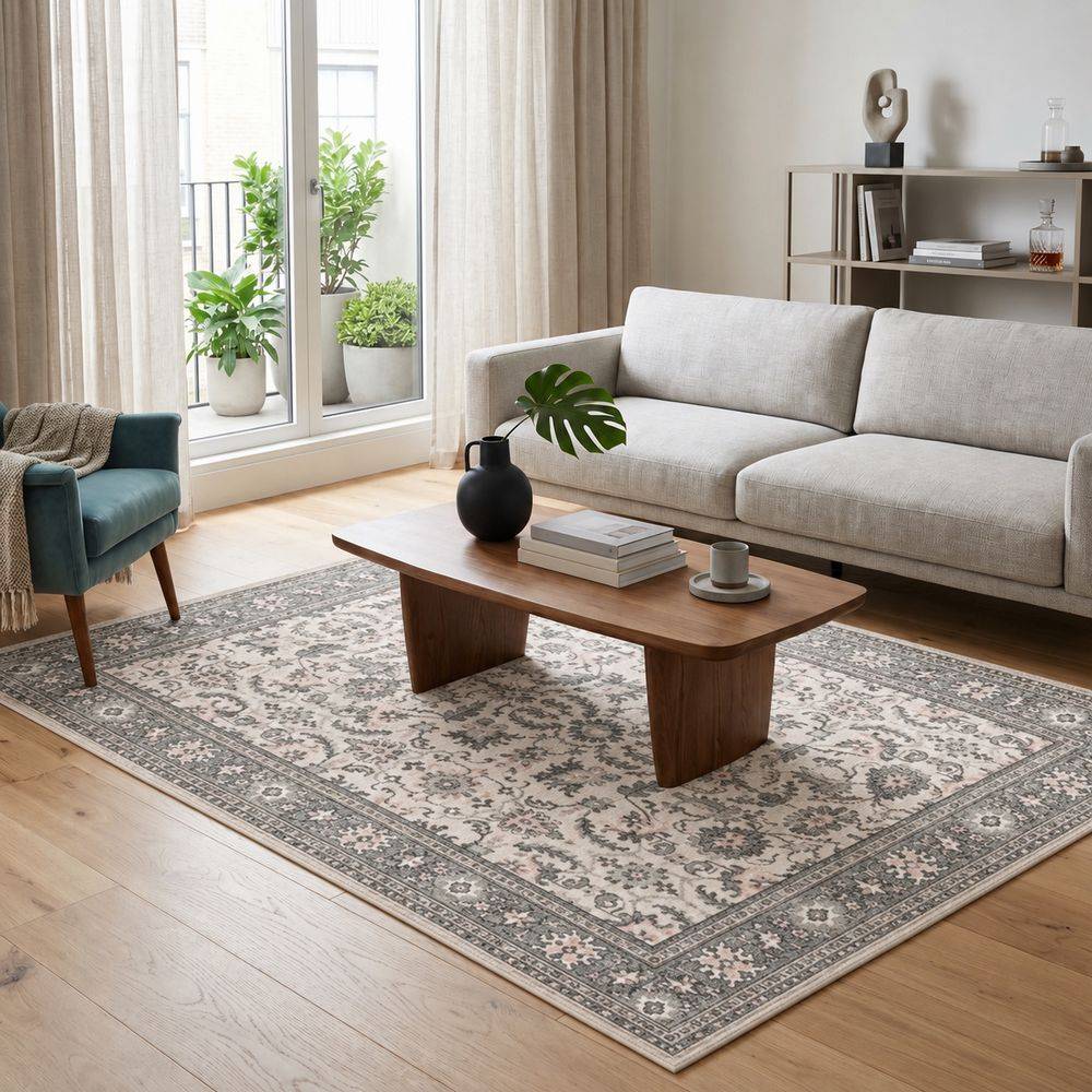 Tappeto Nuanse Grigio 160 x 230