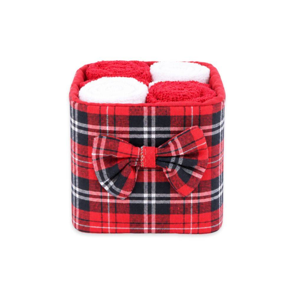 Set 4 Lavette in Spugna Wilma Classic Tartan 