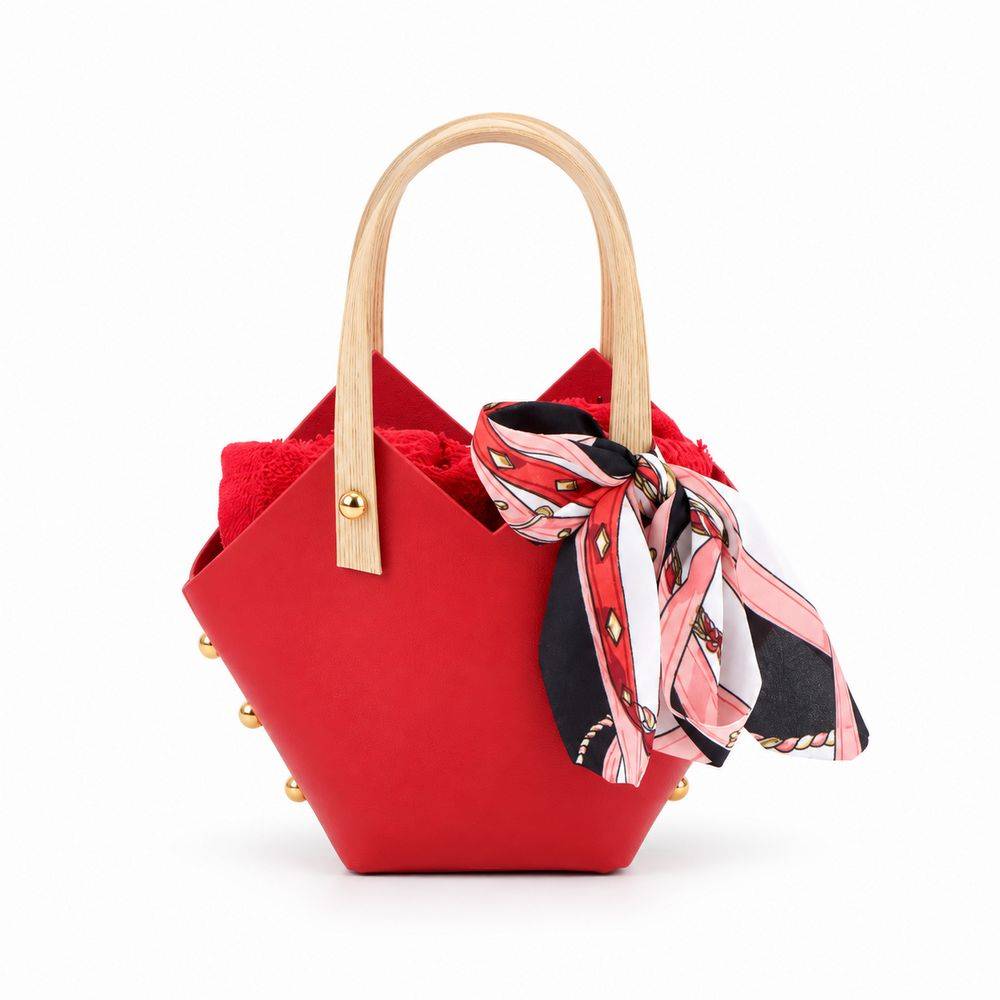 Set 2 Lavette in Spugna Beg Rosso 