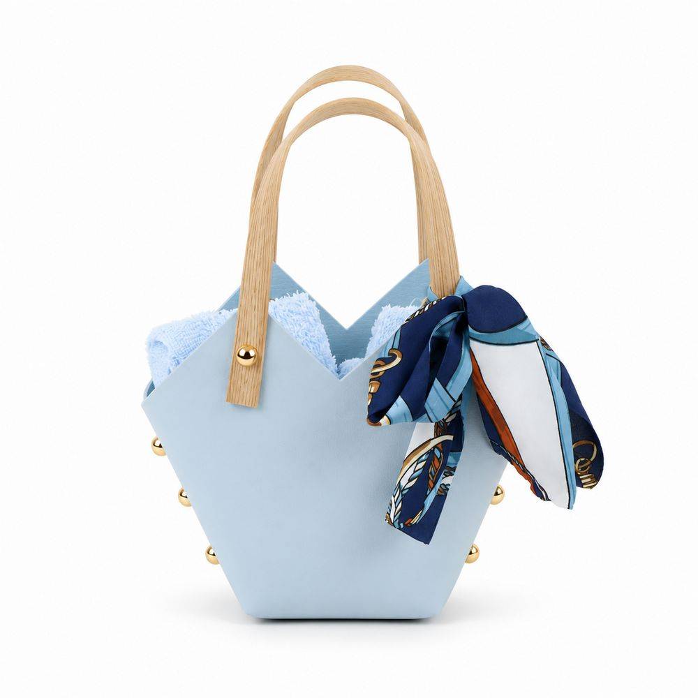 Set 2 Lavette in Spugna Beg Azzurro