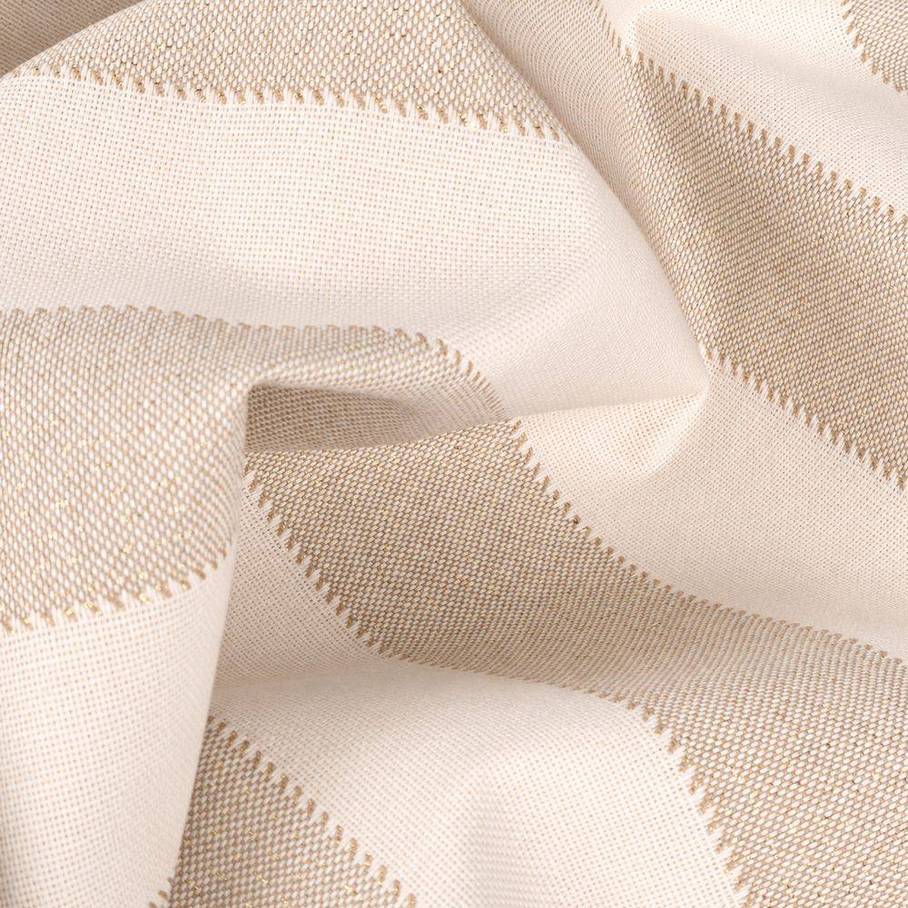 Tessuto a metro Riga Beige e Lurex H 280