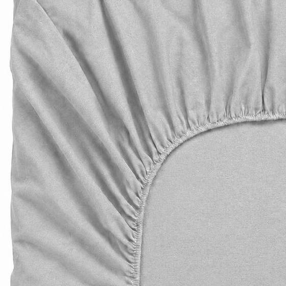 Lenzuolo sotto con angoli Jersey Grigio Matrimoniale