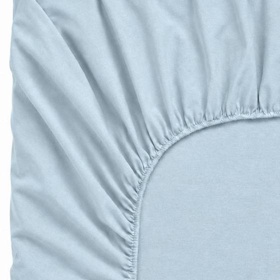 Lenzuolo sotto con angoli Jersey Azzurro Singolo