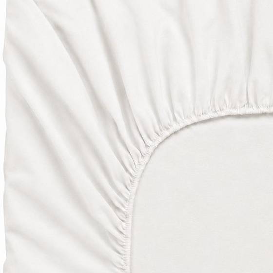 Lenzuolo sotto con angoli Jersey Bianco Singolo