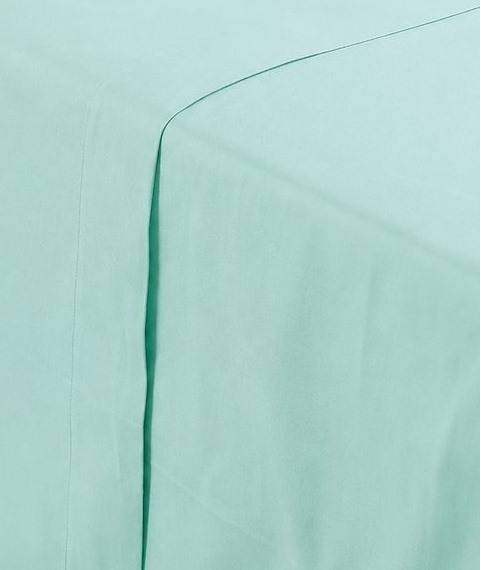 Lenzuolo sopra Joli Verde Acqua Piazza e mezzo
