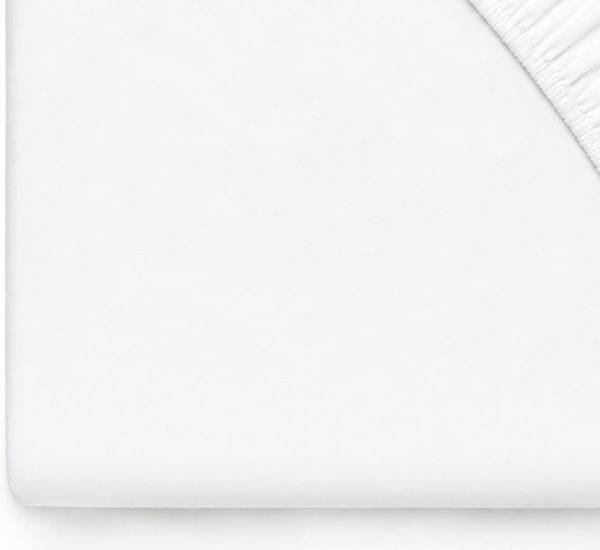 Lenzuolo sotto con angoli Harmony Jersey Bianco Matrimoniale
