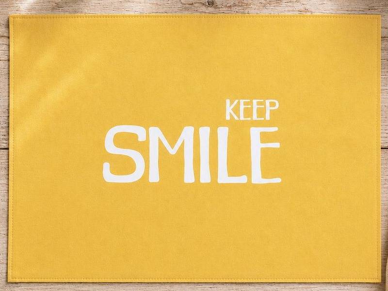 Tovaglietta Americana Spring Keep Smile