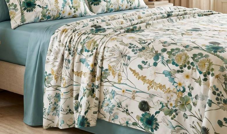 Lenzuolo Copriletto Percalle Prestige Couture Cavalieri Eden 4 Matrimoniale