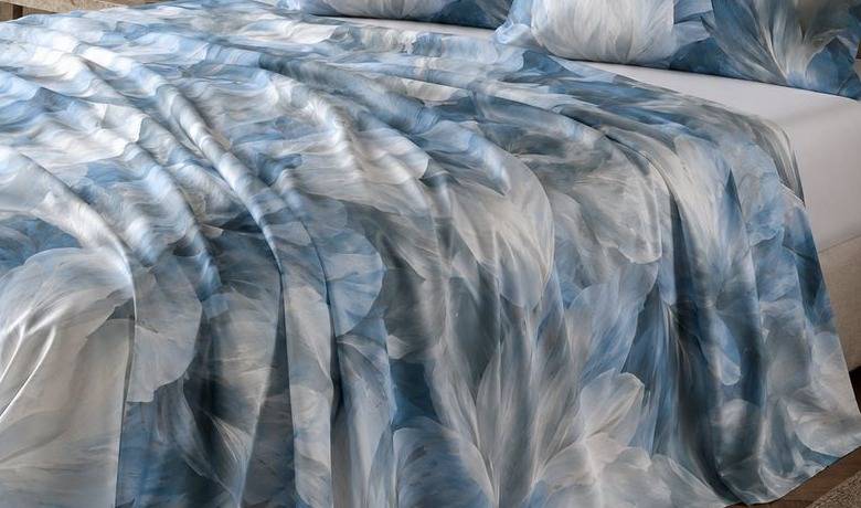 Lenzuolo Copriletto Percalle Prestige Couture Cavalieri Nebula 1 Matrimoniale