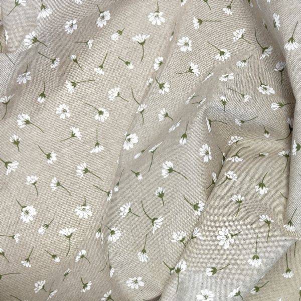 Tovaglia su misura Margherite fondo Beige