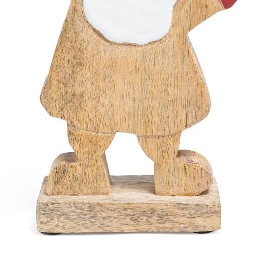Decorazione Babbo in Legno Laccato
