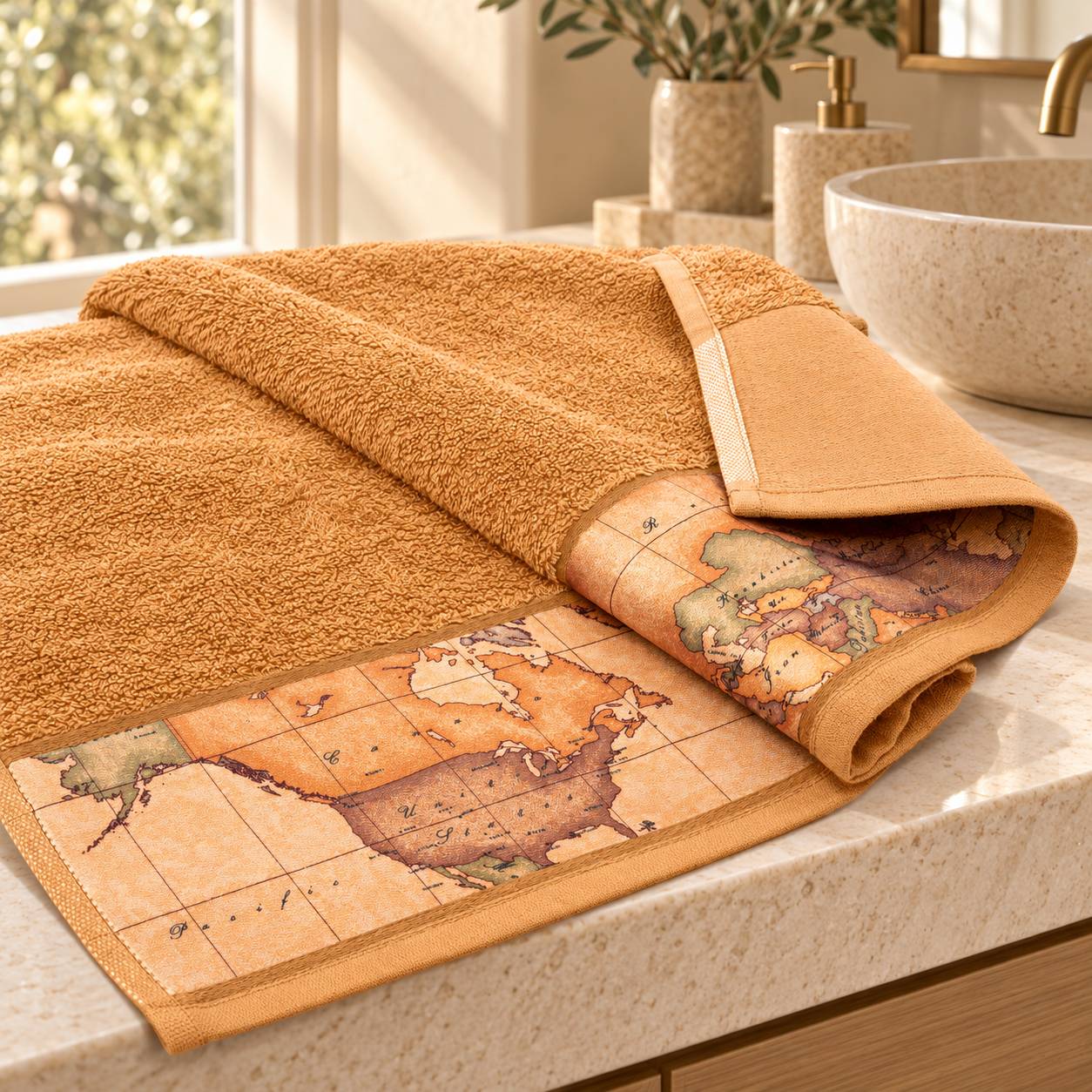 Coppia Asciugamani Alviero Martini 1A Classe Geo Classic 60 x 100 + 40 x 60 cm