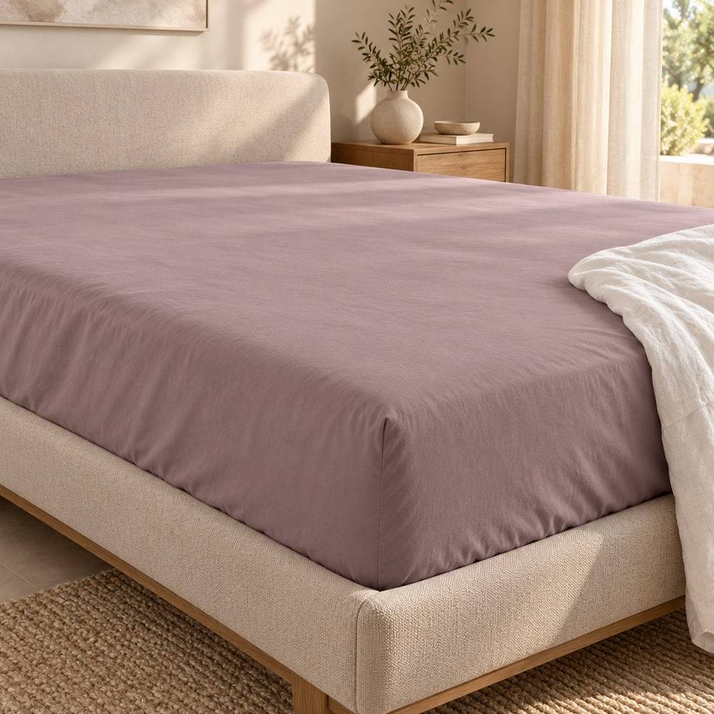 Lenzuolo Sotto Matrimoniale Caldo Cotone Lilium 180 × 200 cm Cogal