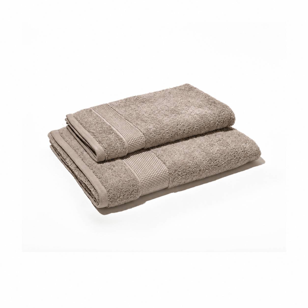 Set Asciugamani 1+1 Cogal Ranger Plus 620 g/m² Noisette 60 x 100 + 40 x 60 cm
