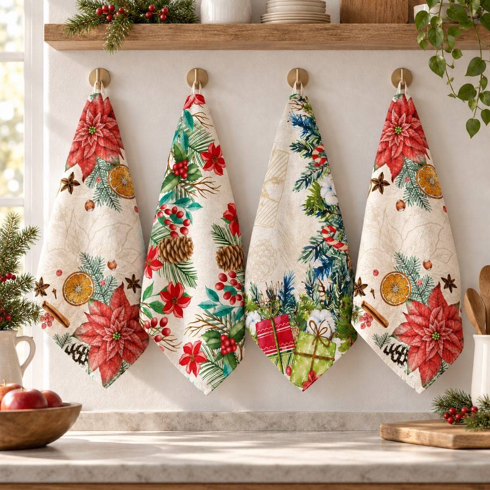 Set 4 canovacci Jolly con stampa digitale 50 x 70 cm